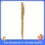 Bút bi kim loại Bút bi xoay bằng thép không gỉ cho trường học Điểm viết sáng 1.0mm (Vàng)