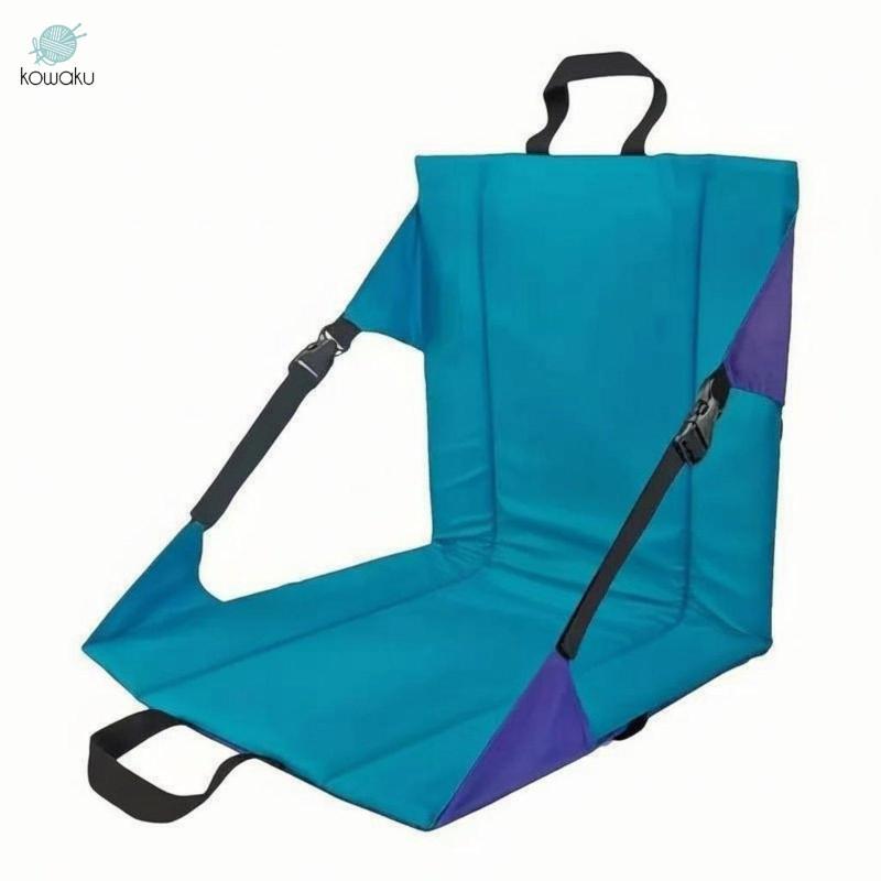 Ghế gấp di động Vải Oxford Ghế sàn nhẹ có tựa lưng tiện dụng cho sân vận động Bãi biển Sự kiện ngoài trời