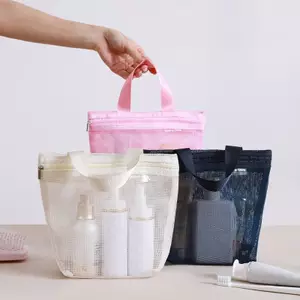 KUZHEN Lưới Trang Điểm Vệ Sinh Túi Bảo Quản Túi Xách Di Động Du Lịch Giặt Cơ Thể Dụng Cụ Tắm Tổ Chức Treo Mỹ Phẩm Sắp Xếp Túi HOT