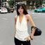 Mùa hè Hợp Thời Trang Áo Vest Không Tay Châu Âu Mỹ Phong Cách Đường Phố Độc Đáo Đinh Tán Tôn Dáng Dây Cổ Lớn Halter Niche Gợi Cảm Hot Girl Top