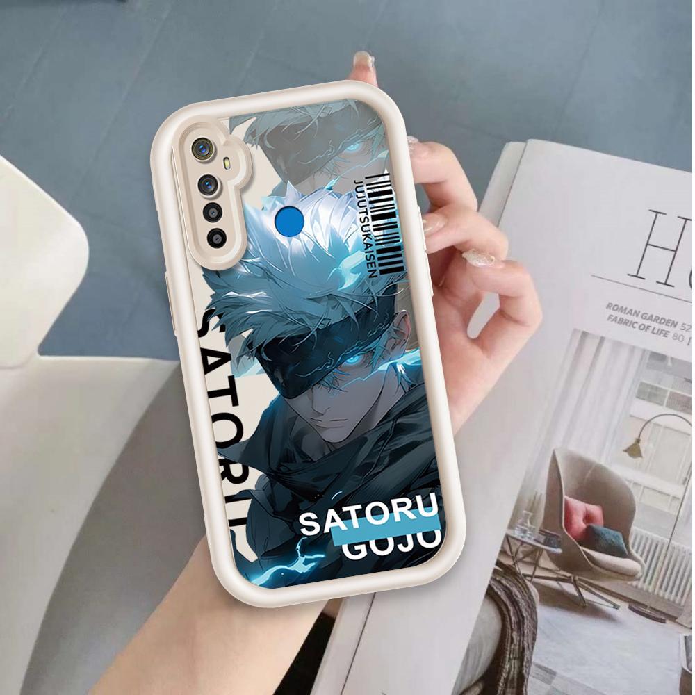 Ốp Lưng Cho Realme 5 5i 5S 6i Hoạt Hình Silicon Mềm Ốp lưng TPU Jujutsu Kaisen Anime Mắt Thiên Thần Chống Sốc Ốp Lưng