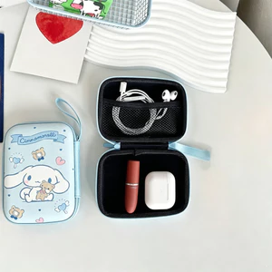 Dễ Thương Cinnamoroll Túi Du Lịch Đa Năng Sắp Xếp Túi Sạc Tiện Ích Lưu Trữ Cáp Eva Người Tổ Chức