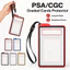 Tấm bảo vệ thẻ phân loại YICA 35PT PSA / CGC, Tấm bảo vệ thẻ chống tia cực tím khung nhôm, Kính hai mặt độc quyền trong suốt phong cách dây buộc từ tính