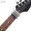 Toyuvn Fangzi 19cm Dây đàn Guitar Tắt tiếng Guitar/Bass Gear Cần đàn Tắt tiếng Bọc Phong cách Bộ giảm âm Muter cho 7 dây Bass/Điện/Acoustic/Acoustic Guitar màu đen