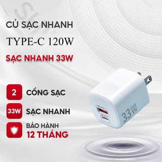 Củ sạc nhanh SHIRA 30W, Công nghệ sạc nhanh, Đầu sạc A+C, tiện dụng, nhỏ gọn, tiện lợi
