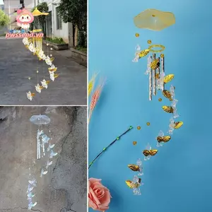 Chuông gió PWSEND, Love Angel Cupid Lucky Charm Chuông gió Chuông treo, Quà tặng ngoài trời Sáng tạo Phước lành Giường sống treo Mặt dây chuyền Sân vườn Deco