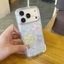 Ốp Điện Thoại Nhựa Hoa Ngọc Trai Cho iPhone 17 Pro Max 17 Air 16 Plus 15 14 13 12 11 Vỏ Bảo Vệ Chống Sốc