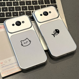 Ốp Lưng PBZZ Cho redmi a3 A3X POCO C61 2024 4g Vỏ Điện Thoại Lo Âu Vỏ Mềm Silicon Chống Sốc Thiết Kế Mới Người Yêu Thẩm Mỹ Mèo Dễ Thương Cho Bé Gái DSCYGT3