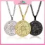MYPANDA Xu hướng thời trang Kabbalah Bùa hộ mệnh Bảy Archangel Seal Lò thép không gỉ Mặt dây chuyền mạ điện bằng vàng thật Nelace.