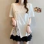 Áo thun ngắn tay cổ tròn dáng rộng thời trang mới mùa hè dành cho nữ