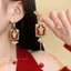Thời Trung Cổ Cổ Trang Sức Kim Bạc Kim Cương Hoa Ngọc Trai Nhân Tạo Bông Tai Retro Thời Trang Niche Bông Tai Dài 6.1