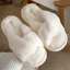 Dép thông thường VN XIXITIAO, Chất liệu PPR, Giày đế bằng Cotton, Ấm áp, Màu trơn thời trang, Thích hợp cho mùa thu đông, Chỉ dành cho nữ.