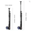 Máy bơm xe đạp hợp kim nhôm di động 400PSI Máy bơm hơi áp suất cao với vòi phun kép và đồng hồ đo chính xác cho xe đạp đường núi