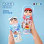 Spike Price Hoạt Hình Crayon Shin-Chan Trẻ Em Ống Hút Cốc Mini Di Động Crayon Shin-Chan tritan Chất Liệu Cốc Nước Quà Tặng