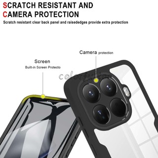Xiaomi 17T Pro 360° Ốp điện thoại bảo vệ hai mặt toàn thân cho Xiaomi 17T 15T Pro 15tpro Mi17tpro 5G Vỏ chống sốc trong suốt Vỏ mềm silicon siêu mỏng