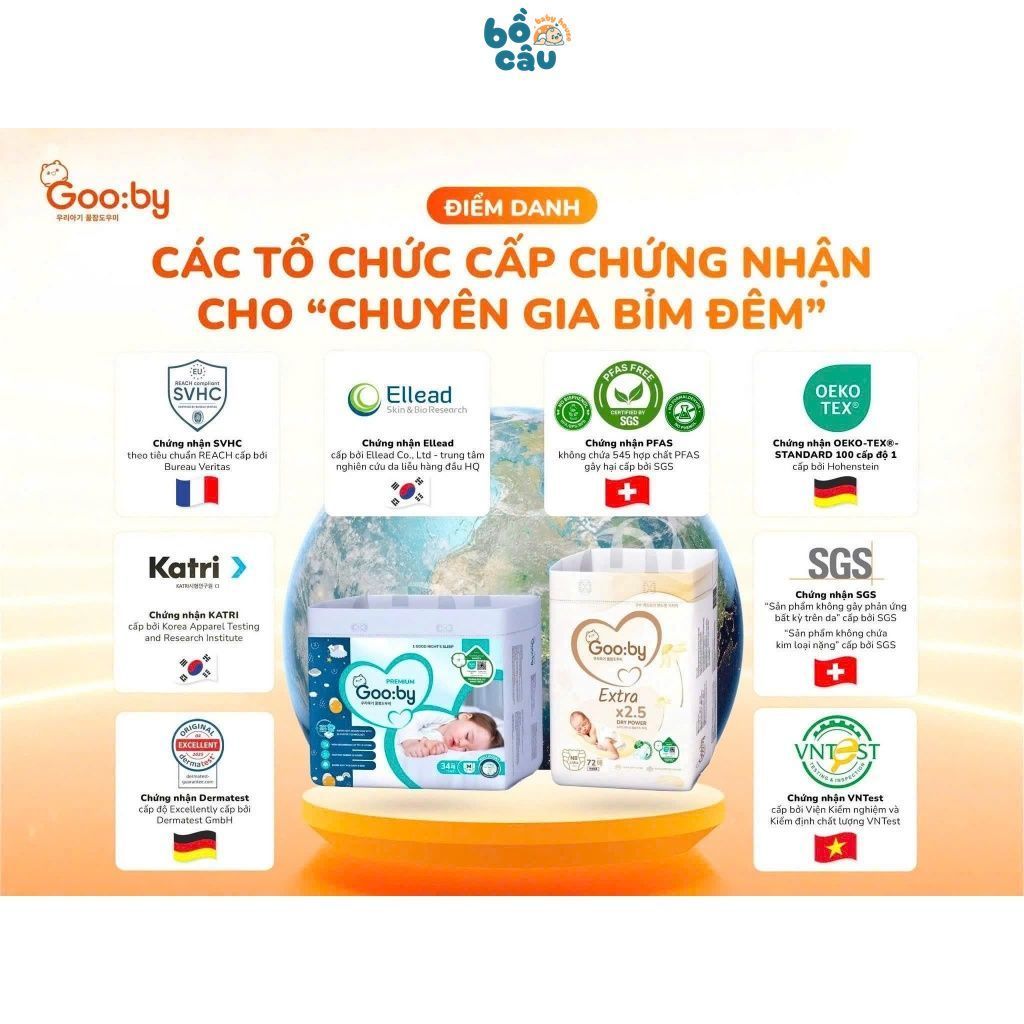 [Chính Hãng] Tã Bỉm Ngày Gooby Extra, mềm mịn, tã dán tã quần đủ size cho bé từ size NB đến XXXL
