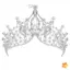 Tinh tế rực rỡ Baroque Đám cưới Pha lê Vương miện cô dâu Tiaras Phụ kiện trang sức tóc Nữ Mũ kim cương giả mới