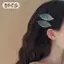 PNPIA- 5 Chiếc Thanh Lịch Gradient Giả Lá Kẹp Tóc Thực Tế Thêu Lá Kẹp Tóc Thời Trang Phụ Kiện Tóc Cho Nữ Bé Gái