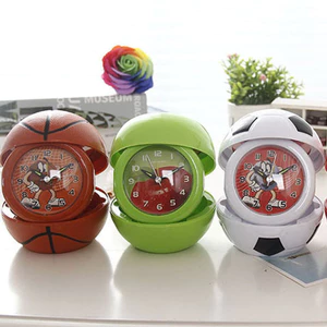 Trẻ em Đồng hồ báo thức bền bỉ Bóng rổ đơn giản Bóng đá Con lắc nhỏ Ký túc xá Máy tính để bàn Sinh viên có thể gập lại Đồng hồ báo thức mát mẻ Quà tặng 6.3