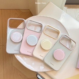 [Sheren] ins Style Vỏ điện thoại kẻ sọc màu tương phản Thích hợp cho i17 16 15 14 13 12 11 pro max Vỏ bảo vệ chống sốc
