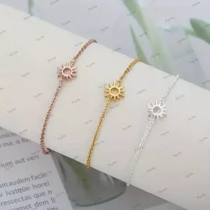 Vòng tay rỗng chống nắng PYCOU, Dây chuyền có thể điều chỉnh màu vàng Dây chuyền tay bằng thép không gỉ, Thiết kế thời trang Vòng chân chống nắng phong cách cổ điển bằng thép không gỉ dành cho nam giới