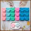 AIHOM Khuôn Silicon Mềm Cho Fondant Phù Hợp Cho DIY Bánh Sô Cô La Thủ Công Và Làm Bánh Sở Thích,