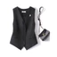 Áo Vest Vest Nữ Phù Hợp Với Áo Khoác Phù Hợp Với Tất Cả Trận Đấu Mùa Xuân 2025 Cổ Hẹp Ôm Phù Hợp Với Ngắn Phù Hợp Với Áo Vest Nhỏ 6.4