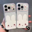 Ốp Lưng Cho Redmi 12C 15C A5 14C 13C 13 10C Redmi Note 15 11 14 13 12 POCO C71 C85 Vỏ trong suốt Blush Bunny