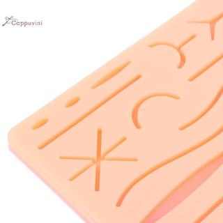 Cappuvini Da Suture Mô Hình Vết Thương Silicon Khâu Miếng Lót Y Chấn Thương Suturing Huấn Luyện Miếng Lót Có Thể Tái Sử Dụng Silicon Khâu Thực Hành Thảm Đẹp
