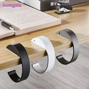 Móc túi BORAGETE, Giá đỡ ví di động không đục lỗ, Móc treo tường đa chức năng treo trang trí Giá để bàn