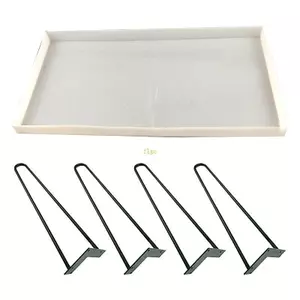 Flgo River Table Making Mold Khuôn nhựa Epoxy để làm đồ thủ công DIY Trang trí nhà cửa