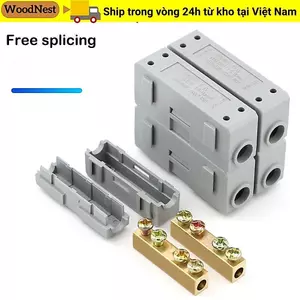 Khối đầu cuối nhanh WOODNEST, Bộ chia công suất cao bằng đồng thau dây dẫn, Đầu nối nhanh bằng điện