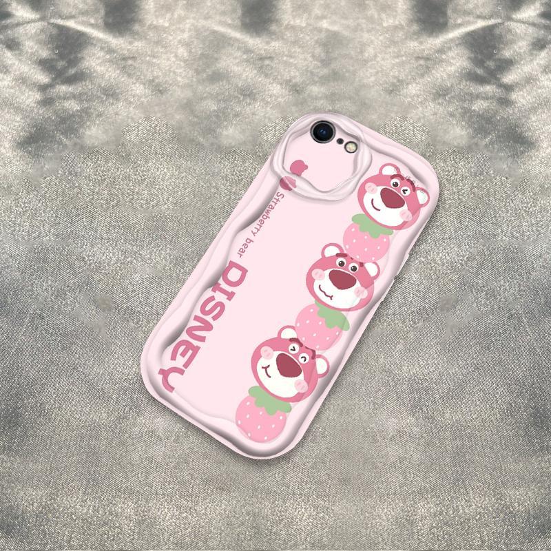 Thích hợp cho iPhone 6 6S 6 Plus 6S Plus 7 8 Plus SE 2020 3D TPU mềm Lotso Bear Loopy Vỏ điện thoại chống sốc