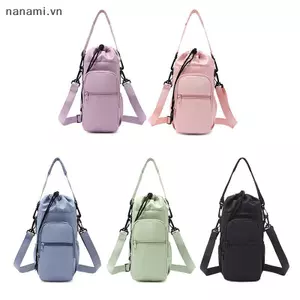 Túi đựng bình nước di động có dây đeo có thể điều chỉnh Cốc giữ nhiệt Vỏ bảo vệ cách nhiệt Điện thoại Túi du lịch thể thao ngoài trời [VN]