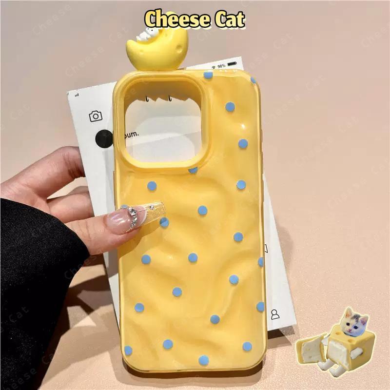 Mèo và cún con siêu dễ thương nằm trên ốp điện thoại cho iPhone 16 15 17 13 12 11 14 Pro Max Xs Max XR 7Plus