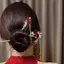 AqToCna Đỏ Hoa Hồng sel Tóc Sti Nữ Cổ Ngọc Trai Kẹp Tóc Nữ Nĩa Tóc Chảo Tóc Choptis Mũ Đội Đầu Quà Tặng Ngày Lễ Tình Nhân AqToCna