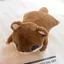 QEARY Chuột Bay Thú Nhồi Bông, Hoạt Hình Dễ Thương Màu Cam Đường Nâu Glider Đồ Chơi Sang Trọng, Phong Cách Anime Handmade Đuôi Dài Chất Liệu Mềm Sóc Bay Sang Trọng Đảng Prop