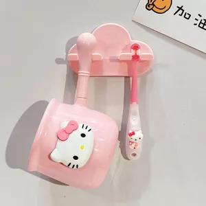Bàn chải đánh răng trẻ em Nước súc miệng Giá đựng cốc nước súc miệng treo tường không đục lỗ Bàn chải đánh răng điện Bộ xi lanh đánh răng 6.8