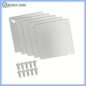 POP 5 Cái Hộp Điện Kim Loại Nặng Loại 4 Trong Vuông Để Bảo Vệ An Toàn