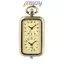 TMOY Đồng Hồ Tinh Tế Móc Khóa Đồng Hồ Nhà Thơ Vuông Retro Phong Trào Đôi Thời Gian Đồng Hồ Thạch Anh Không Có Nắp Phong Cách Cổ Mặt Dây Chuyền TMOY