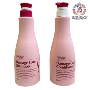 Dầu gội xả phục hồi tóc hư tổn Damage Care Obsidian 580mlx2 [ MK ]
