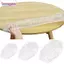BORAGETE 10 Chiếc Khăn Trải Bàn Dùng Một Lần, Vỏ Bàn PE Dày Vuông Tròn, Phụ Kiện Nhà Bếp Miệng Co Giãn Chống Mỡ Để Bàn Bảo Vệ Trang Trí