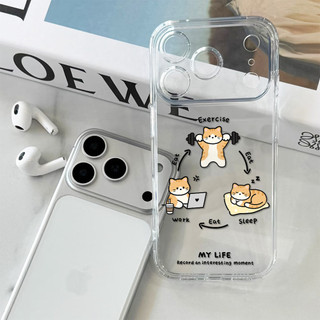 Mèo "Vòng lặp cuộc sống"ỐP đIệN ThoạI Cho IPhone 17 16PRO 15Plus 14 13 12 11 Promax XSMAX ốP Silicon TPU MềM Trong SuốT