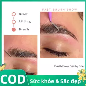 Trong Kho 10Pcs Dùng Một Lần Microbrush Applicators Cho Phần Mở Rộng Lông Mi & Keo Cá Tuyết