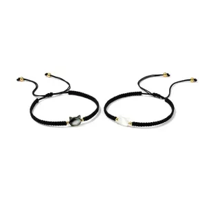 Tay Vỏ Mèo Vòng Tay Nữ Có Thể Điều Chỉnh Bạn Gái Chuyển Dây Cặp Đôi Dây Tay Vòng Tay Quà Tặng