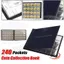 Giá đỡ bộ sưu tập tiền xu DWEL, 240 túi lưu trữ bộ sưu tập tiền xu PVC, Quà tặng album xu chất lượng cao 10 trang Album sưu tập tiền xu dành cho người sưu tập