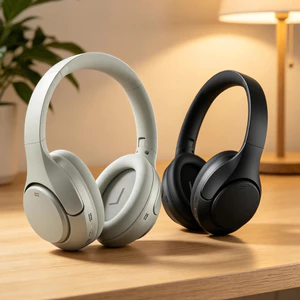 Tai nghe over-ear không dây phong cách thần tượng, tai nghe Bluetooth âm thanh nổi thời lượng pin dài để nghe nhạc và chơi game.
