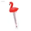 Jfory Nhiệt Kế Bể Bơi Nổi Chống Vỡ Flamingo Đo Nhiệt Kế Nước Cho Lót Bể Bơi Tắm Đá Bồn Tắm Nước Nóng Tắm Cá Ao