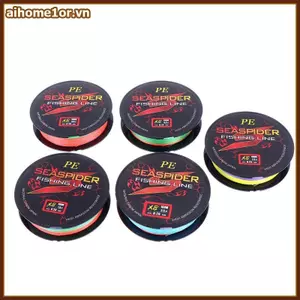 AIHOM 8 Dây câu bện 100M PE Độ bền chắc cho câu cá biển và nước ngọt,