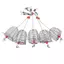 AIHOM 5 Dây Mồi Câu Cá Bộ Lồng 4.5cm Mạnh Mồi Giá Đỡ Cho Cá Chép Cá Chép Bass Hồ Sông Sử Dụng,